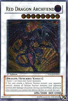 Red Dragon Archfiend - TDGS-EN041 - Ultimate Rare - 1st Edition