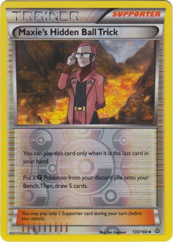 Maxies Hidden Ball Trick - 133/160 - Uncommon - Reverse Holo