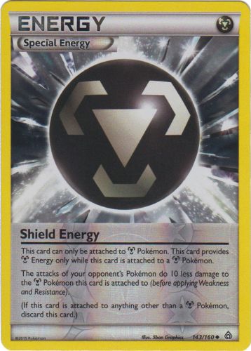 Shield Energy - 143/160 - Uncommon - Reverse Holo