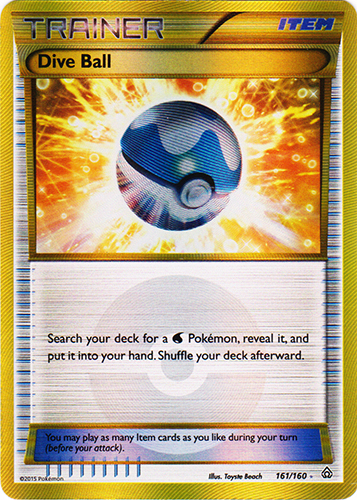 Dive Ball - 161/160 - Secret Rare