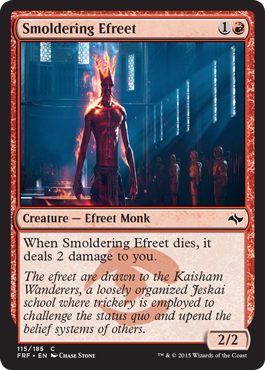 Smoldering Efreet - Foil