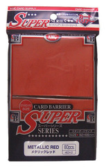 KMC Metallic Red Sleeves (80 ct)