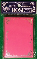 KMC Pink Metal Rose 50 Sleeve Pack