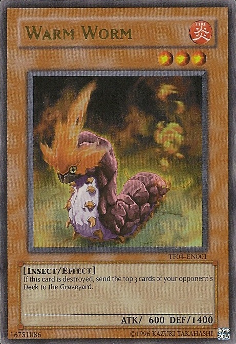 Warm Worm - TF04-EN001 - Ultra Rare - Limited Edition