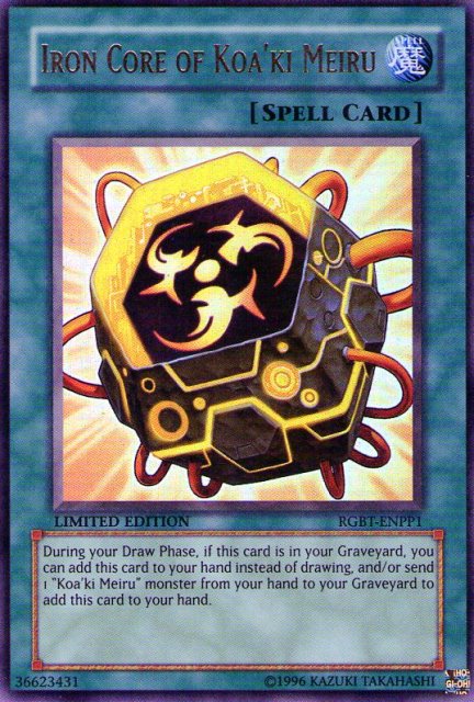 Iron Core of Koaki Meiru - RGBT-ENPP1 - Ultra Rare - Limited Edition