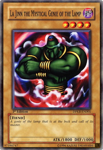La Jinn le genie mystique de la lampe - DPKB-EN005 - Common - 1ere edition // Duelist Pack: Kaiba