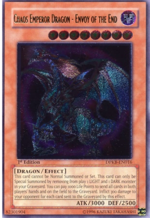 Chaos Emperor Dragon - Envoy of the End - DPKB-EN016 - Ultimate Rare - 1st Edition