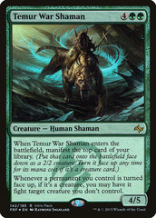 Temur War Shaman - Foil - Intro Pack Promo