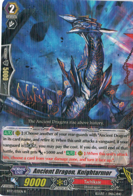 Ancient Dragon, Knightarmor - BT17/035EN - R Ancient Dragon, Knightarmor - BT17/035EN - R