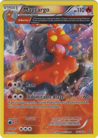 Magcargo - 24/160 - Rare - Reverse Holo