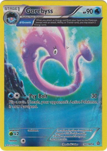 Gorebyss - 52/160 - Rare - Reverse Holo