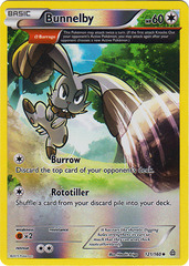 Bunnelby - 121/160 - Uncommon - Reverse Holo