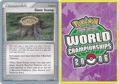 Giant Stump - Jimmy Ballard - WCS 2006