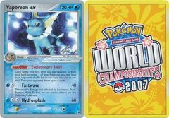 Vaporeon ex - Tom Roos - WCS 2007