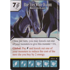 Blue-Eyes White Dragon - Monstrous Dragon (Die & Card Combo)