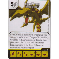 Curse of Dragon - Skeletal Structure (Die & Card Combo)