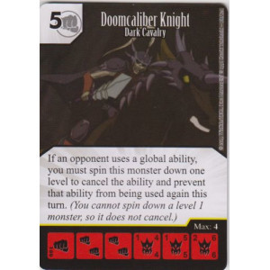 Doomcaliber Knight - Dark Cavalry (Die & Card Combo)