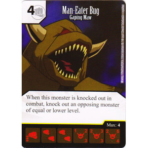 Man-Eater Bug - Gaping Maw (Die & Card Combo)