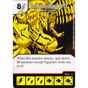The Winged Dragon of Ra - Blaze Cannon (Die & Card Combo)