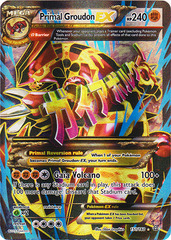 Primal Groudon-EX - 151/160 - Full Art Ultra Rare