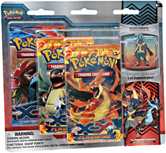 Pokemon Mega Evolution 3-Booster Blister Pack - Mega Lucario Pin