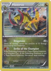 Haxorus - 69/101 - Cosmos Holo - Plasma Blast Blister Exclusive