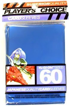 Player's Choice Metallic Blue Small Sleeves 60ct