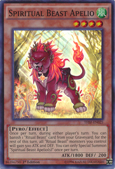 Spiritual Beast Apelio - THSF-EN025 - Super Rare - 1st Edition