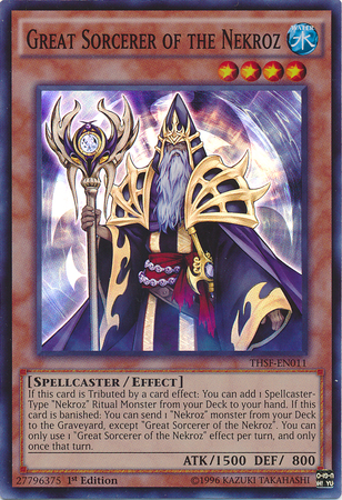 Grand Sorcier du Nekroz - THSF-EN011 - Super Rare - 1ere edition // The Secret Forces - THSF