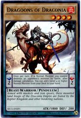 [Deprecated - Duplicate. Import from Sneak Peak Promos instead] Dragoons of Draconia - SECE-ENSP1 - Ultra Rare - Limited Edition