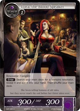 Lora, the Blood Speaker - CMF-085 - U - 1st Printing