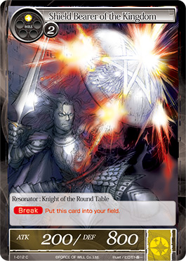 Shield Bearer of the Kingdom - 1-012 - C Shield Bearer of the Kingdom - 1-012 - C