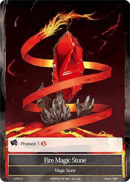 Fire Magic Stone - 1-203 - C