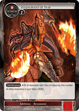 Inspiration of War - 1-081 - C