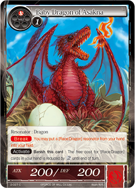 Baby Dragon of Asakna - 2-027 - C