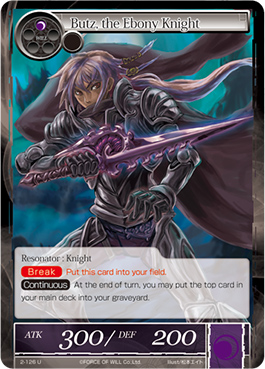 Butz, the Ebony Knight - 2-126 - U