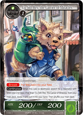 Cu Sith Rey, the Carrier of Miracles - 3-084 - C