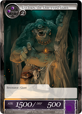 Cyclops, the One-eyed Giant - 3-100 - U