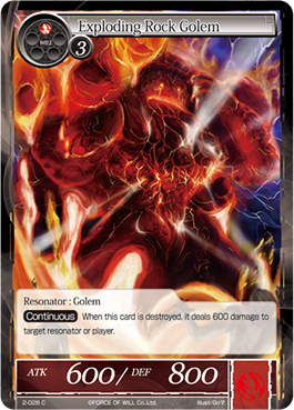 Exploding Rock Golem - 2-028 - C