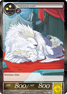 Sleeping Lion - 1-019 - C