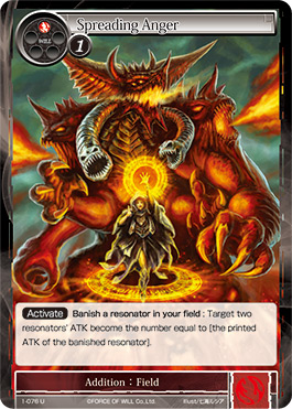 Spreading Anger - 1-076 - U