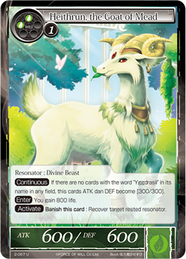 Heithrun, the Goat of Mead - 2-067 - U