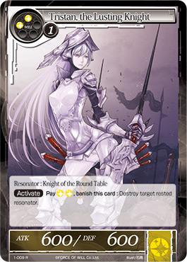 Tristan, the Lusting Knight - 1-009 - R