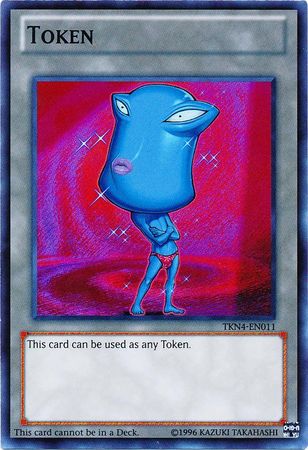 Ojama Blue Token - TKN4-EN011 - Super Rare - Unlimited