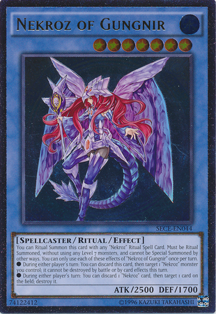 Nekroz of Gungnir - SECE-EN044 - Ultimate Rare - Unlimited Edition