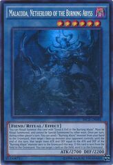 Malacoda, Netherlord of the Burning Abyss - SECE-EN085 - Ghost Rare - Unlimited Edition