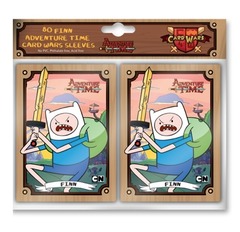 Adventure Time Card Wars Finn Card Sleeves 80 Count