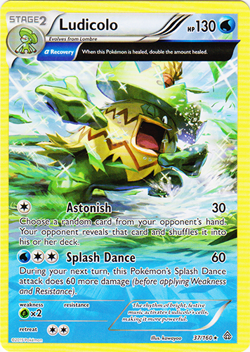 Ludicolo - 37/160 - Rare - Holo