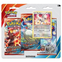 Pokemon XY5 Primal Clash  3-Booster Blister Pack - Furfrou Promo