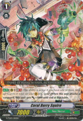 Coral Berry Squire - G-TD03/010EN Coral Berry Squire - G-TD03/010EN